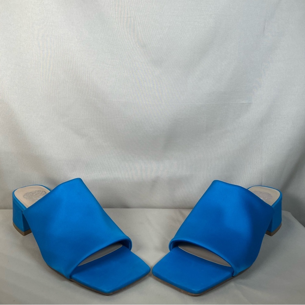 Vince Camuto Vibrant Blue Mules - Picture 2 of 12